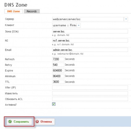 Adăugarea domeniului dns la ispconfig 3 - h