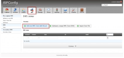 Adăugarea domeniului dns la ispconfig 3 - h