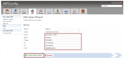 Adăugarea domeniului dns la ispconfig 3 - h
