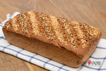 Homemade pâine de secară, gustoasă și frumoasă cu natalya balduk