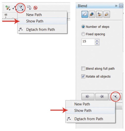 Efectul de overflow în coreldraw