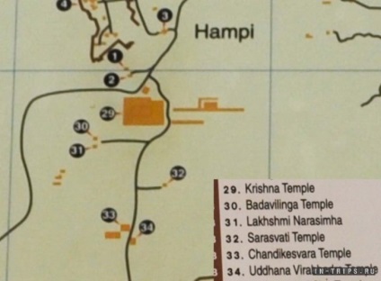 Turneul Hampi, zona templului Krishna