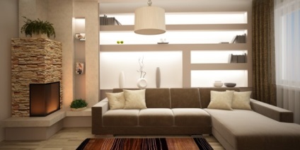 Living de iluminat cameră, idei, sfaturi și fotografii, idei de interior