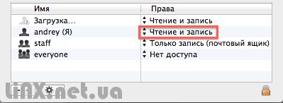 Corectarea drepturilor de acces în mac os - # - partea 2, linx - soluții de la profesioniști