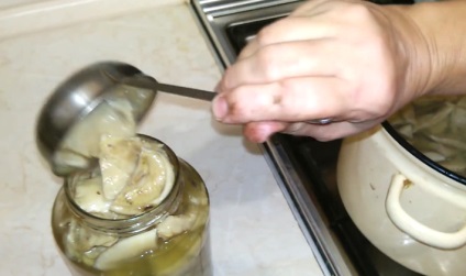Cum sa preparati pistrui sarat si marinat pentru retete de gatit pentru ciuperci in cutii
