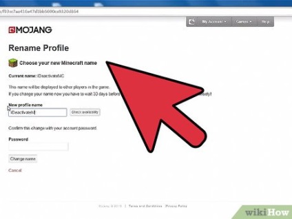 Cum de a schimba numele de utilizator în minecraft