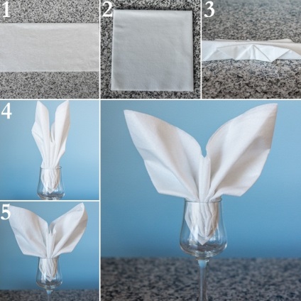 Cum să plize frumos șervețele de hârtie sau țesături - descriere, fotografii, comentarii - control