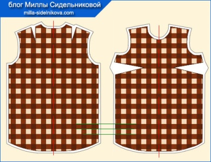 Cum să așezați în mod corespunzător modelul pe țesătură într-o cușcă