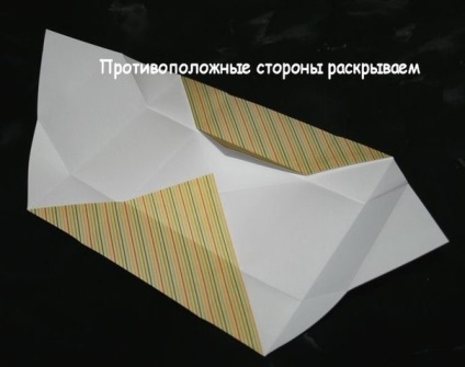 Cum să pui o cutie de hârtie în tehnica de origami