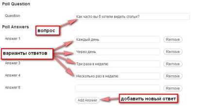 Hogyan hozzunk létre egy felmérés honlapján wordpress telepítse poll