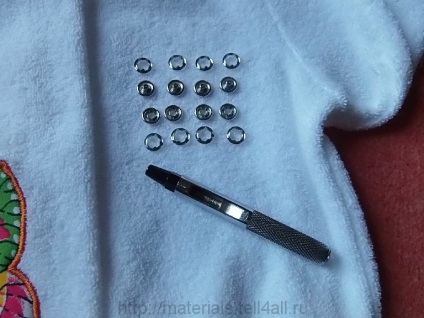 Cum se instalează butoanele pe țesături