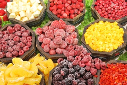 Cum de a alege fructe de padure congelate