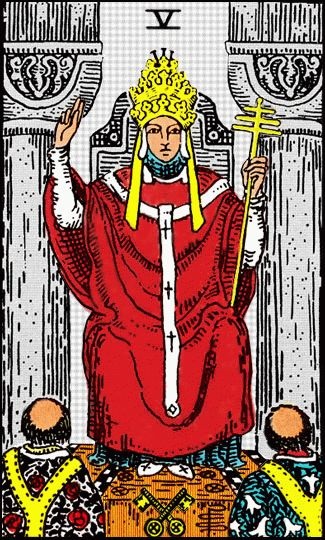 Tarot card mare preot valoare, interpretarea de mare preot carte de tarot