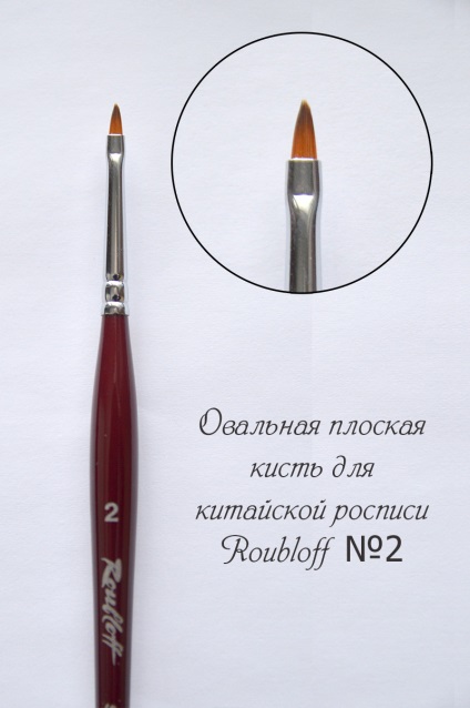 Perii rubeff (roubloff) pentru design de unghii