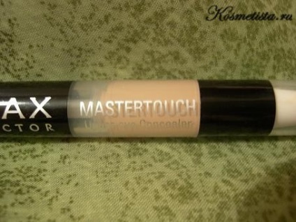 Agentul de concealer din recenzia mastertouch max factor factor