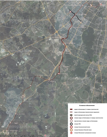 Kp rus rurale - forum de o comunitate cabana - un metrou într-o nouă Moscova