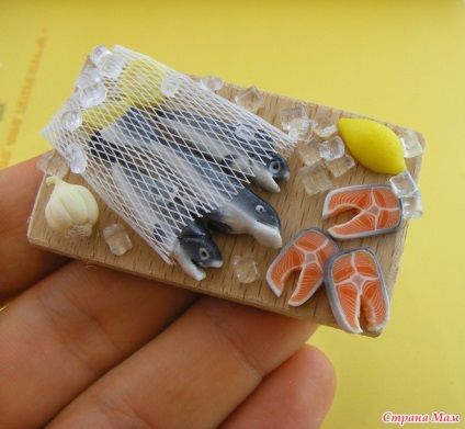 Miniatură culinară din polimer lut - țara mamei