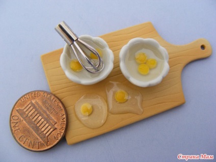 Miniatură culinară din polimer lut - țara mamei