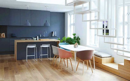 Bucătărie în stil loft, fotografii ale celor mai bune soluții pentru interior