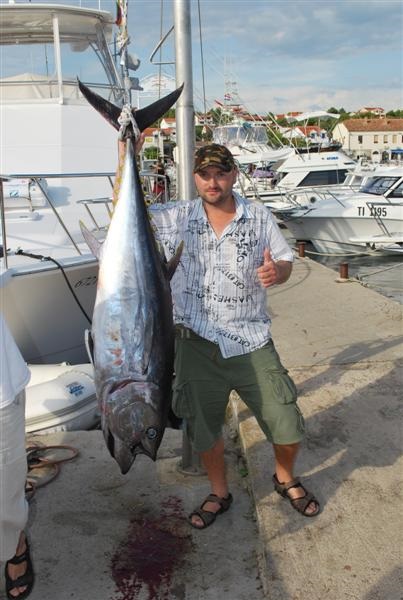 Capturarea tonului în Croația - pescuit sportiv