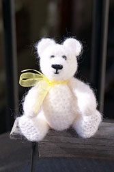 Ursul de pui - inger pazitor - jucarii tricotate - modele de tricotat - proiectul autorului de natalia grosier