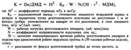 Metoda de calcul a calculului protecției radiației staționare a radiației se bazează pe definiție