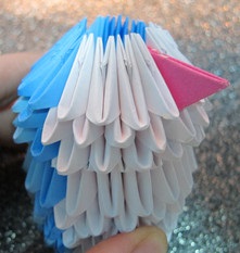 Moduláris origami csaj