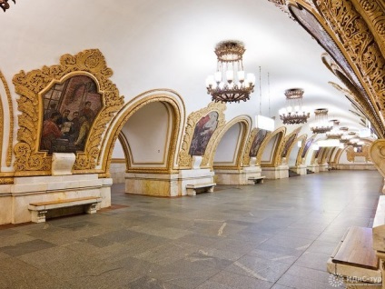 Moscow Metro, a legszebb moszkvai metró állomások