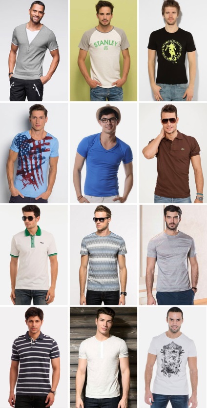 Tricouri pentru bărbați în sine - cum să alegi, ce să porți și unde să cumperi, prețurile și fotografiile