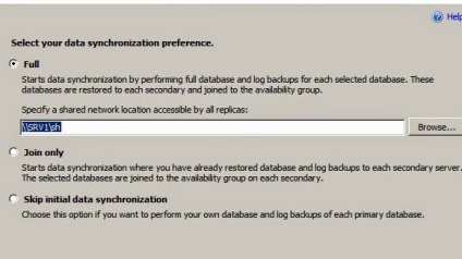 Configurarea serverului ms sql alwayson