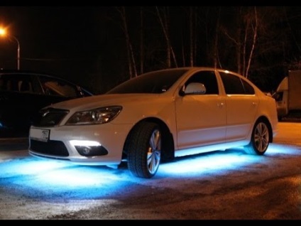 Iluminarea de neon a bmv - bmw a condus auto tuning