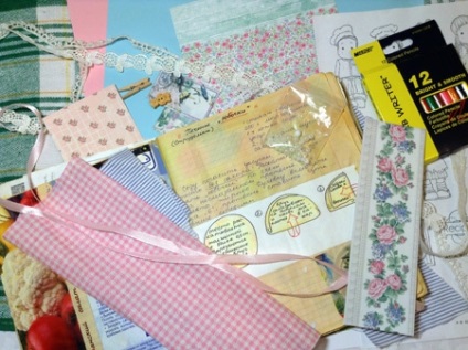 Înregistrarea unei cărți de gătit acasă în tehnica de a scrapbooking o clasă master pas-cu-pas