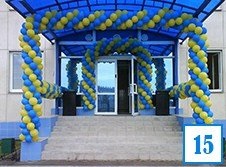 Efectuarea unui magazin deschis cu baloane