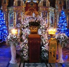 Dekoráció templomok és egyházak karácsonyra