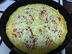 Pizza Omelet (rețetă cu fotografie)
