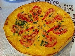 Pizza Omelet (rețetă cu fotografie)