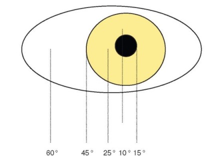 Determinarea unghiului strabismului, a bolilor oculare