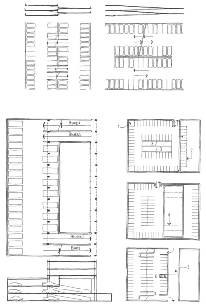 Organizare de parcări auto, arhitectură și design, director