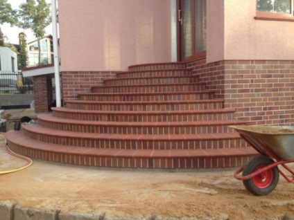 Befejező beton lépcső csempe, hogyan kell csinálni rendesen, beton-ház