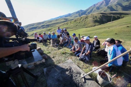 Memorialul monumental a fost instalat pe locul bătăliei de la Orbulak