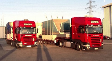 Transport de mărfuri în mafie remorci pe feriboturi de la compania emons