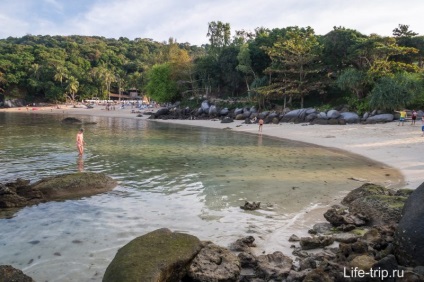 Paradise beach vagy paradicsom strand, európai hely közelében Patong