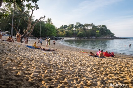 Paradise beach vagy paradicsom strand, európai hely közelében Patong