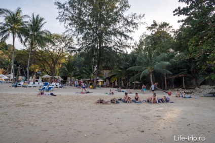 Paradise beach vagy paradicsom strand, európai hely közelében Patong