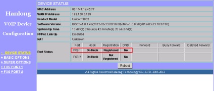 Csatlakozó analóg telefonok és faxok át voip gateway