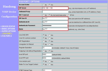 Csatlakozó analóg telefonok és faxok át voip gateway