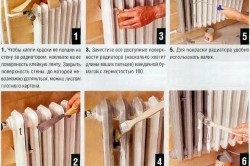 Pictura bateriilor de încălzire cu mâinile proprii în casă (fotografie și video)