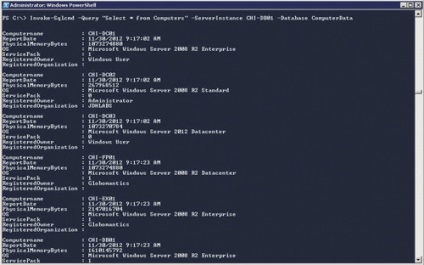 Powershell prin prisma serverului sql, windows it pro