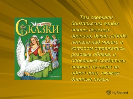 Prezentare pe tema ghanselor - creștinii Andersen () - cu povești încununate cu flori