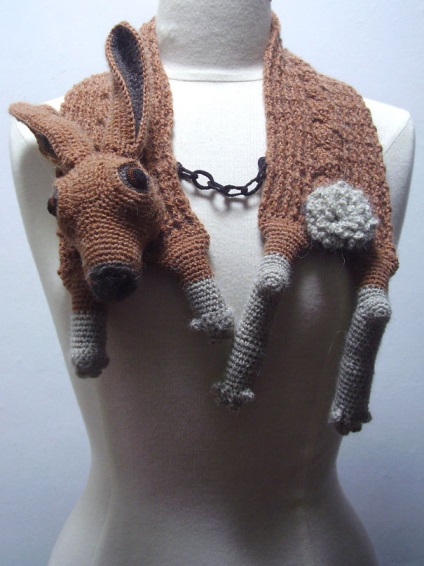 Modele amuzante de eșarfe tricotate